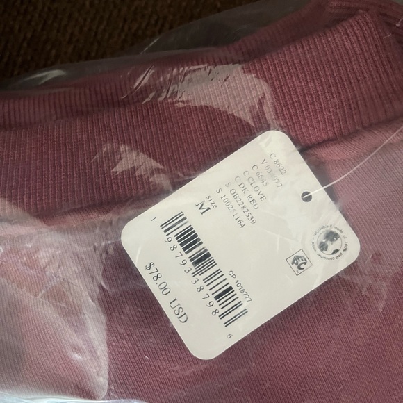 NWT FREE PEOPLE MOVEMENT Stance Flares In Clove MSRP $78 Size M Oversized - Picture 8 of 8